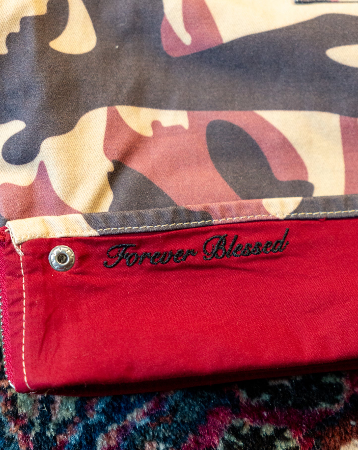 Forever Blessed Camo Cargo Shorts